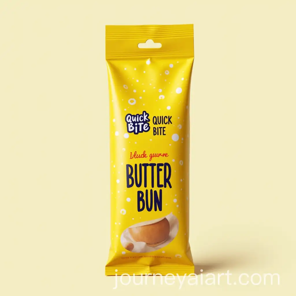 Vibrant-Quick-Bite-Butter-Bun-Packaging-Design-for-Retail-Display
