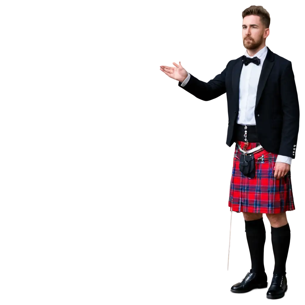 scottish man in kilt