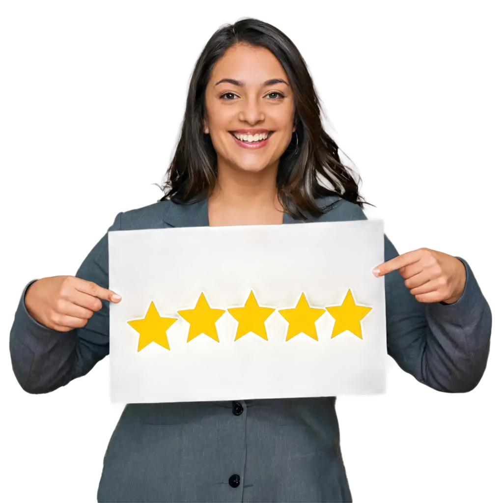 Customer-Giving-5Star-Rating-PNG-HighQuality-Image-for-Positive-Feedback-and-Reviews