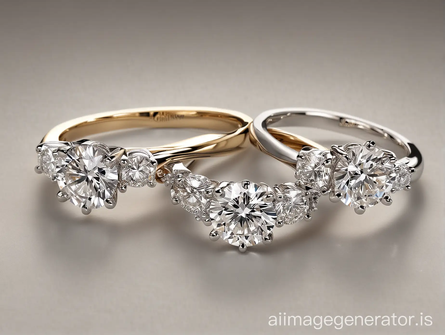 Three-Diamond-Rings-Touching-Table-Position