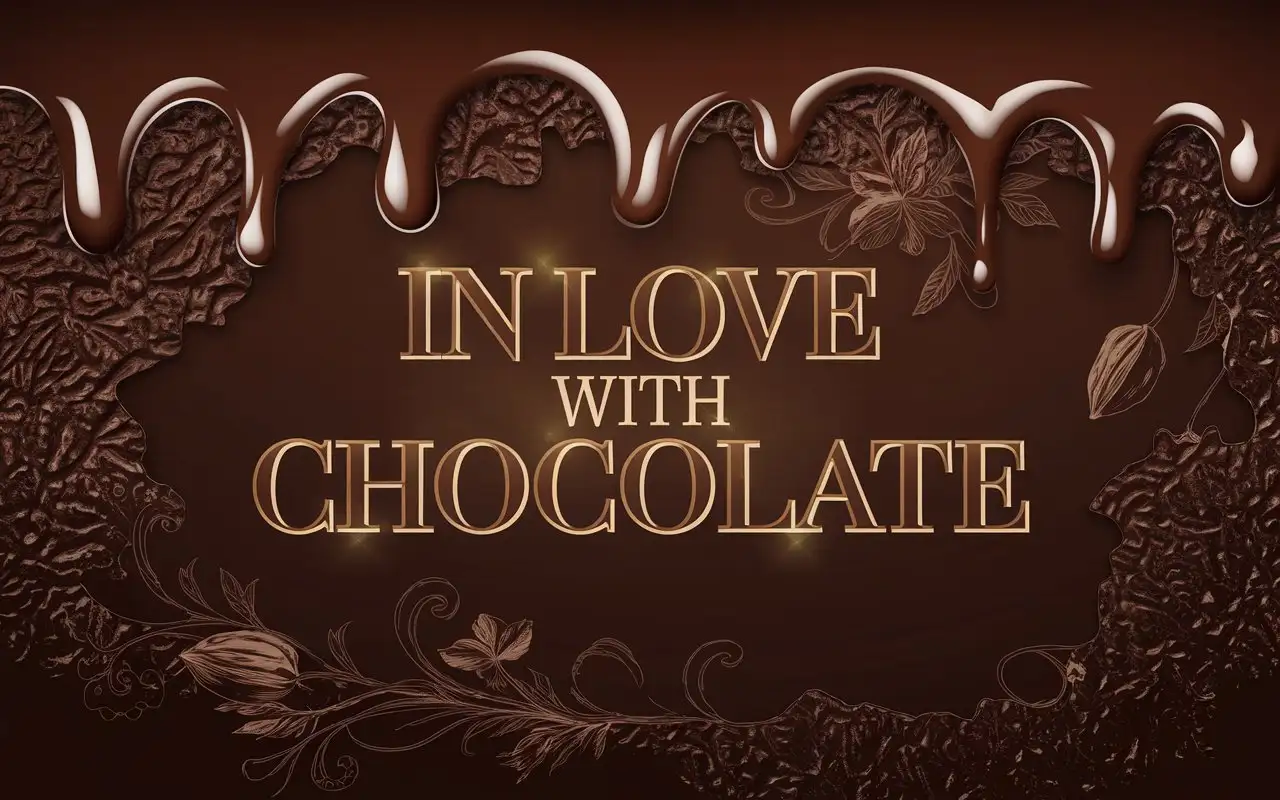 Luxurious-In-Love-With-Chocolate-Typography-on-Dark-Chocolate-Background