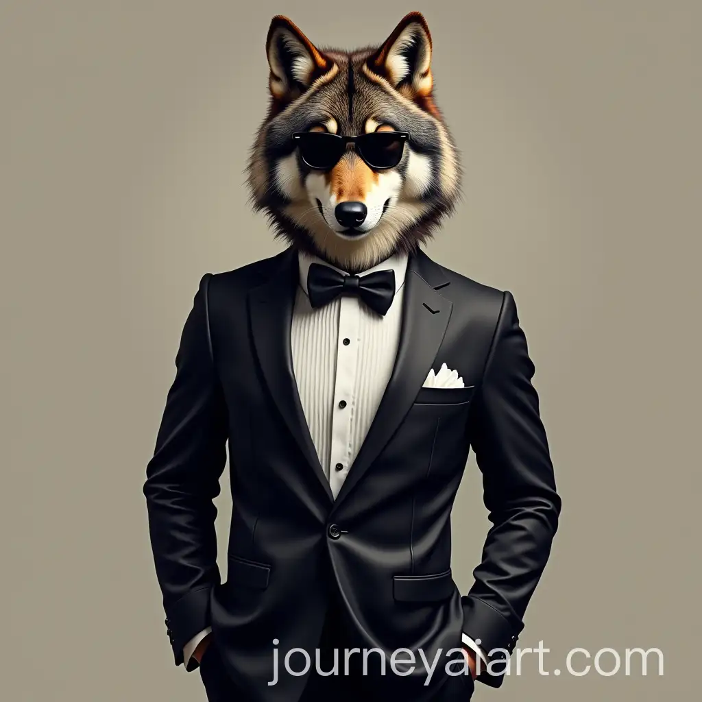 Stylish-Wolf-in-Tuxedo-and-Sunglasses
