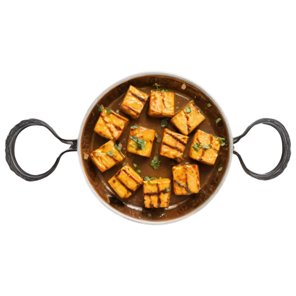 Paneer-Tikka-in-Bowl-with-Collar-Black-HighQuality-PNG-Image-for-Food-and-Culinary-Visuals
