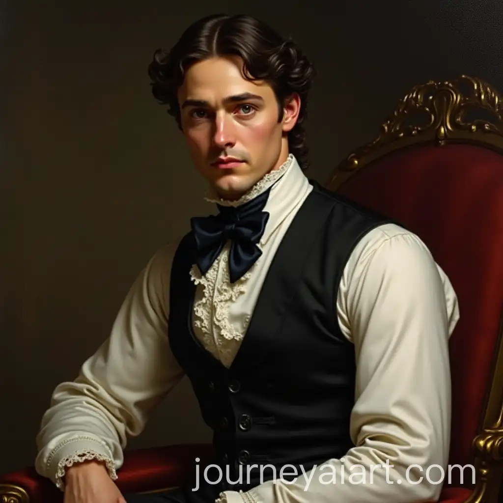 VictAI-Image-Prompt-Expansionorian-Man-in-Elegant-Attire-Sitting-for-Portrait