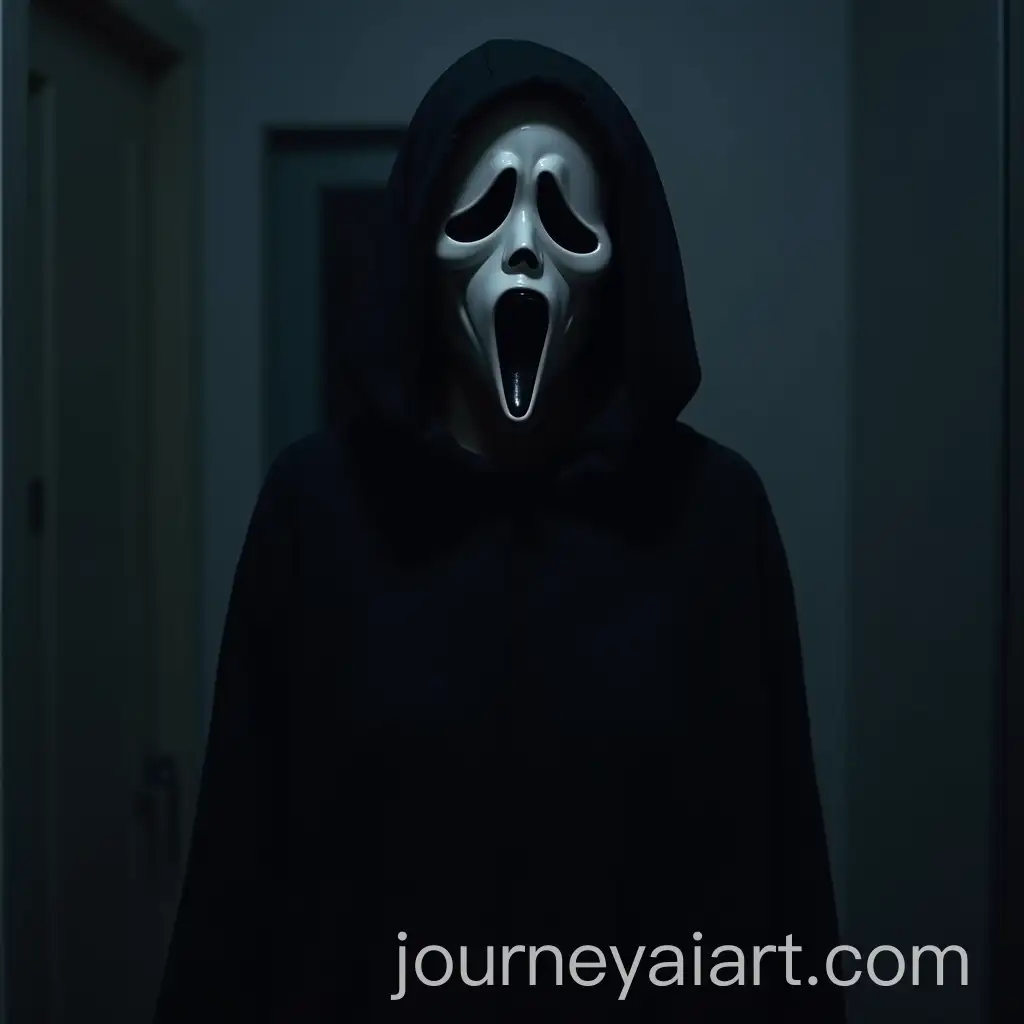 Mysterious-Cloaked-Woman-with-Mask-Under-the-Night-Sky