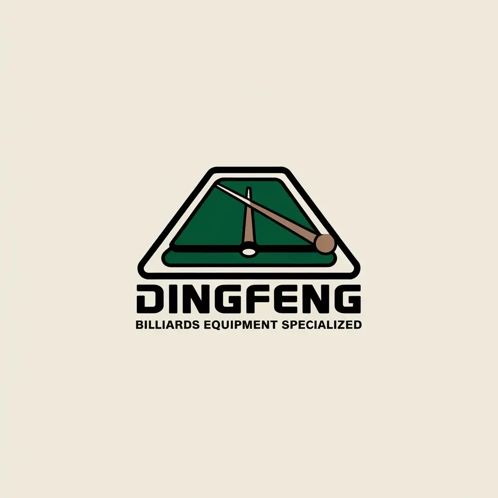 LOGO Design for Dingfeng Billiards Equipment Specialized Billiard Cues Sports Fitness Theme