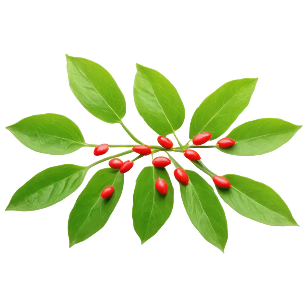 GojiPNG-Image-SEO-Analysis-Berry-Branches-with-Green-Leaves-and-Water-Droplets-PNG-Background-Image-for-Clear-Crisp-Designs