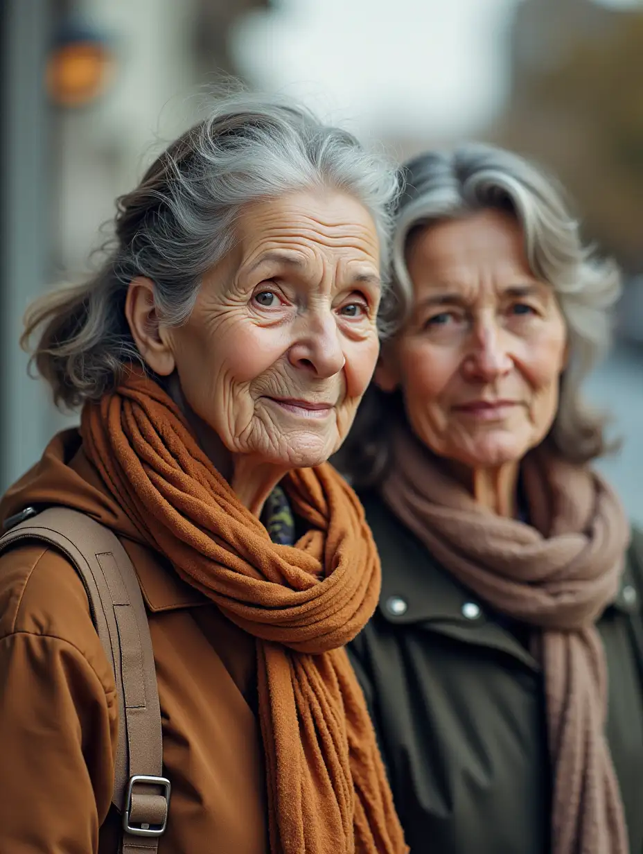 One day, an elderly mother decided to visit her two daughters who lived in the same city.