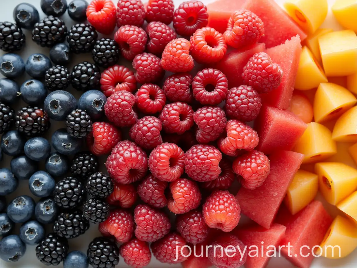 Colorful-Spiral-Arrangement-of-Fresh-Berries-and-Fruits-from-Blackberry-to-Watermelon
