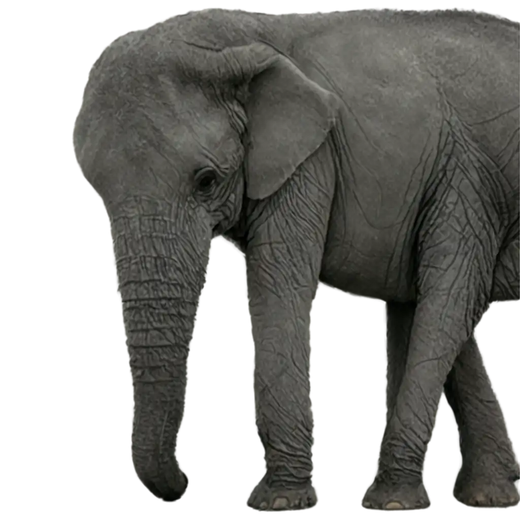 PNG-Image-of-Majestic-Elephant-Capturing-the-Grace-and-Power-in-High-Quality