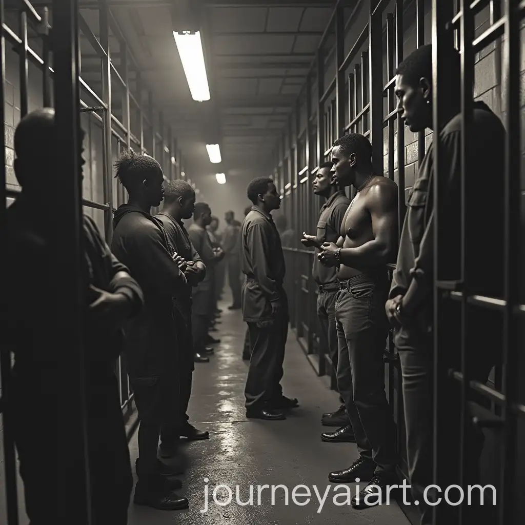 Gang-Members-in-Jail-Cell-with-Tense-Atmosphere