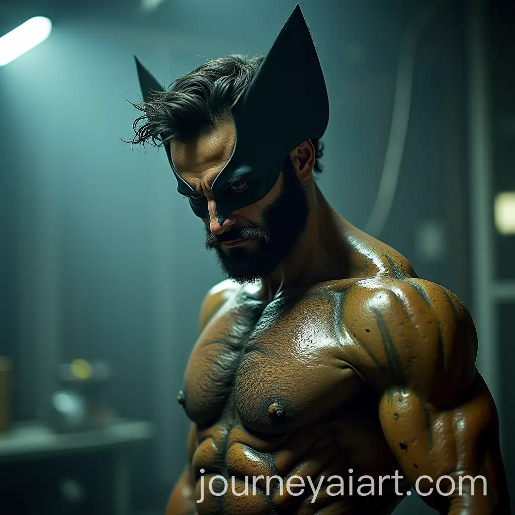 Wolverine-as-Logan-Undergoing-Experimentation-in-a-Futuristic-Laboratory