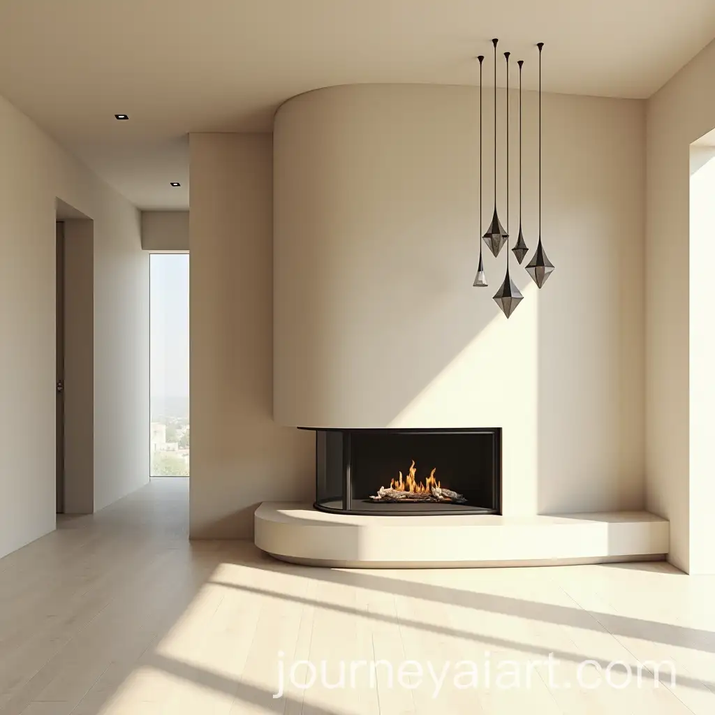 Modern-Minimalist-Living-Room-with-ElegantAI-Image-Prompt-Expansion-Fireplace-and-Contemporary-Lighting