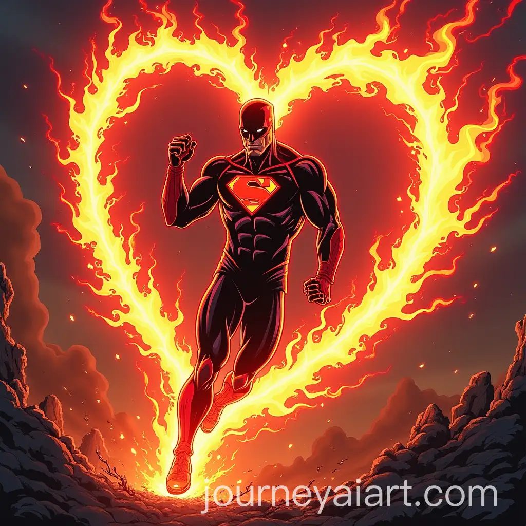 Heart-Wave-from-DC-Comics-in-Fiery-Action