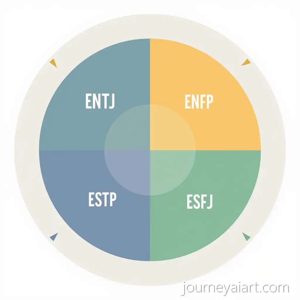Round-Chat-MBTI-Logo-Featuring-ENTJ-ENFP-ESTP-and-ESFJ-Personality-Types
