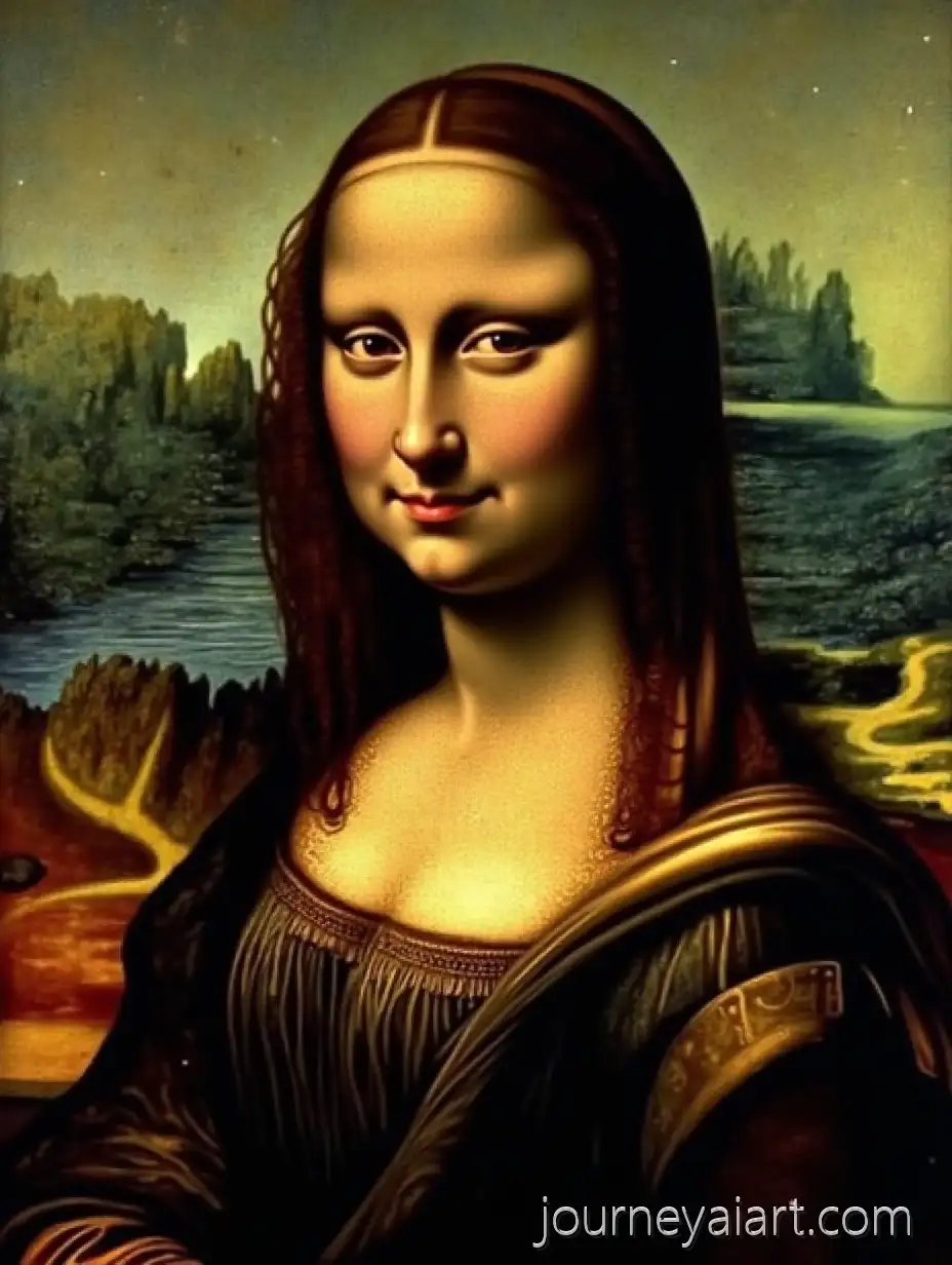 Realistic-Oil-Painting-of-Mona-Lisa-with-Detailed-ExpressionAI-Art-Prompt-Expansion-in-the-Louvre