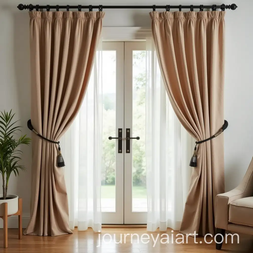 Elegant-Pleated-Curtains-in-a-Cozy-Interior-Setting