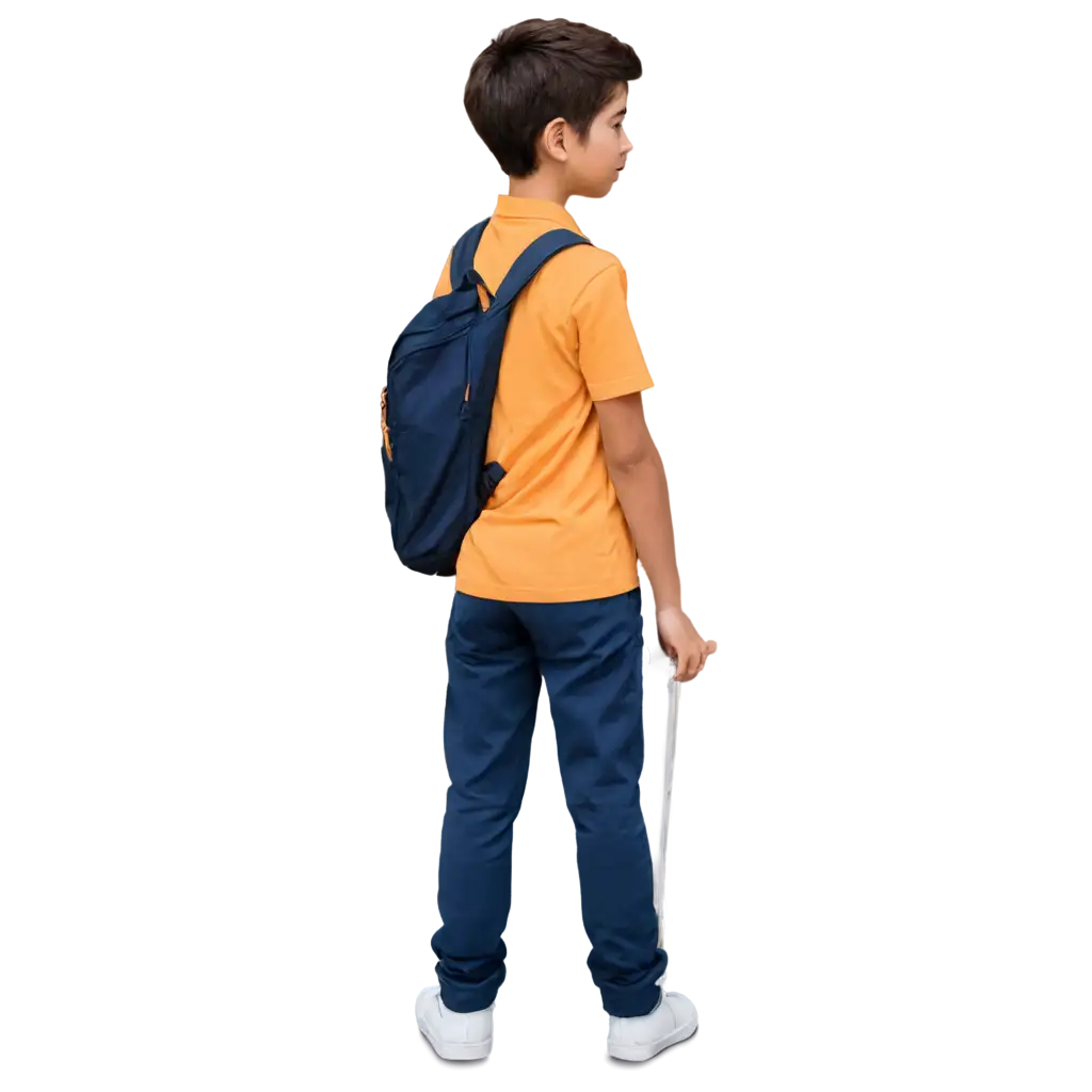 Boy-Student-Standing-in-Backward-Direction-PNG-HighQuality-Image-for-Multiple-Applications