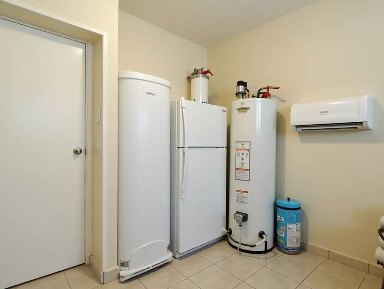 Refrigerator, AC, water heater, water purifie