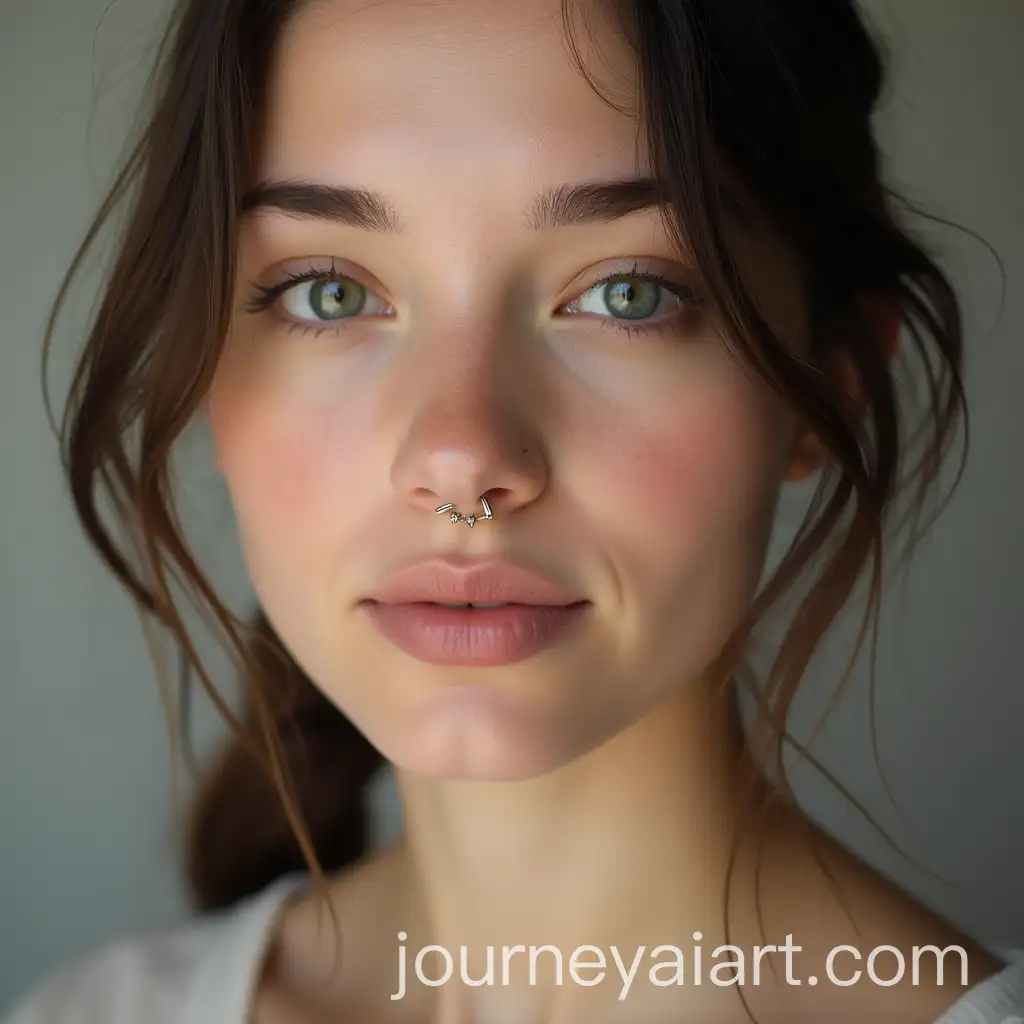 Portrait-of-Serene-Young-Woman-with-Nose-Ring
