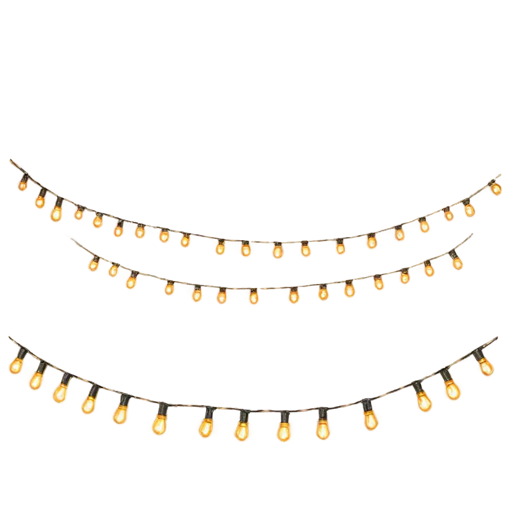 Light-Bulbs-and-Garland-with-Yellow-Light-PNG-Image-for-Festive-Decorations-and-Design