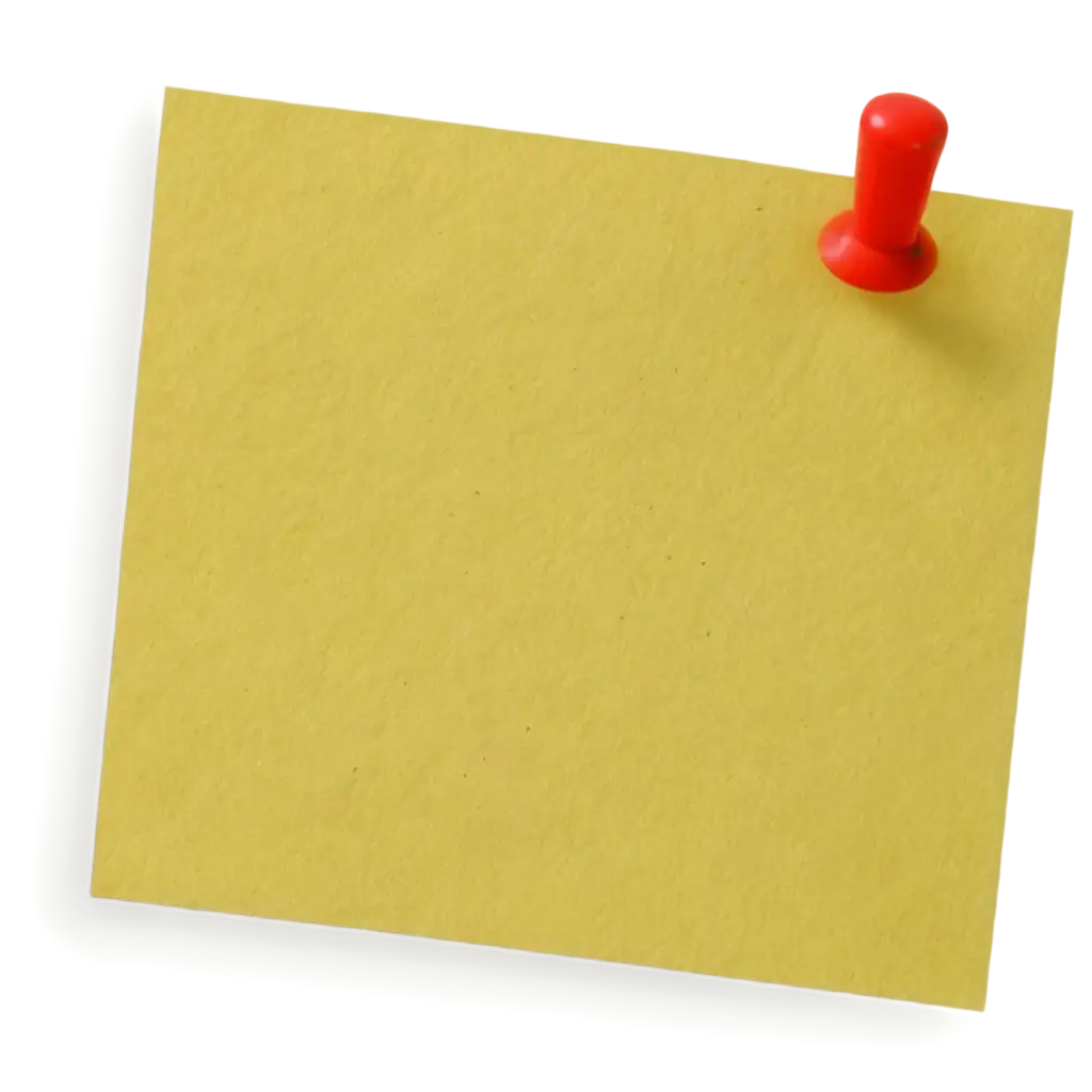 Sticky-Note-with-Red-Pin-PNG-HighQuality-Transparent-Image-for-Versatile-Use