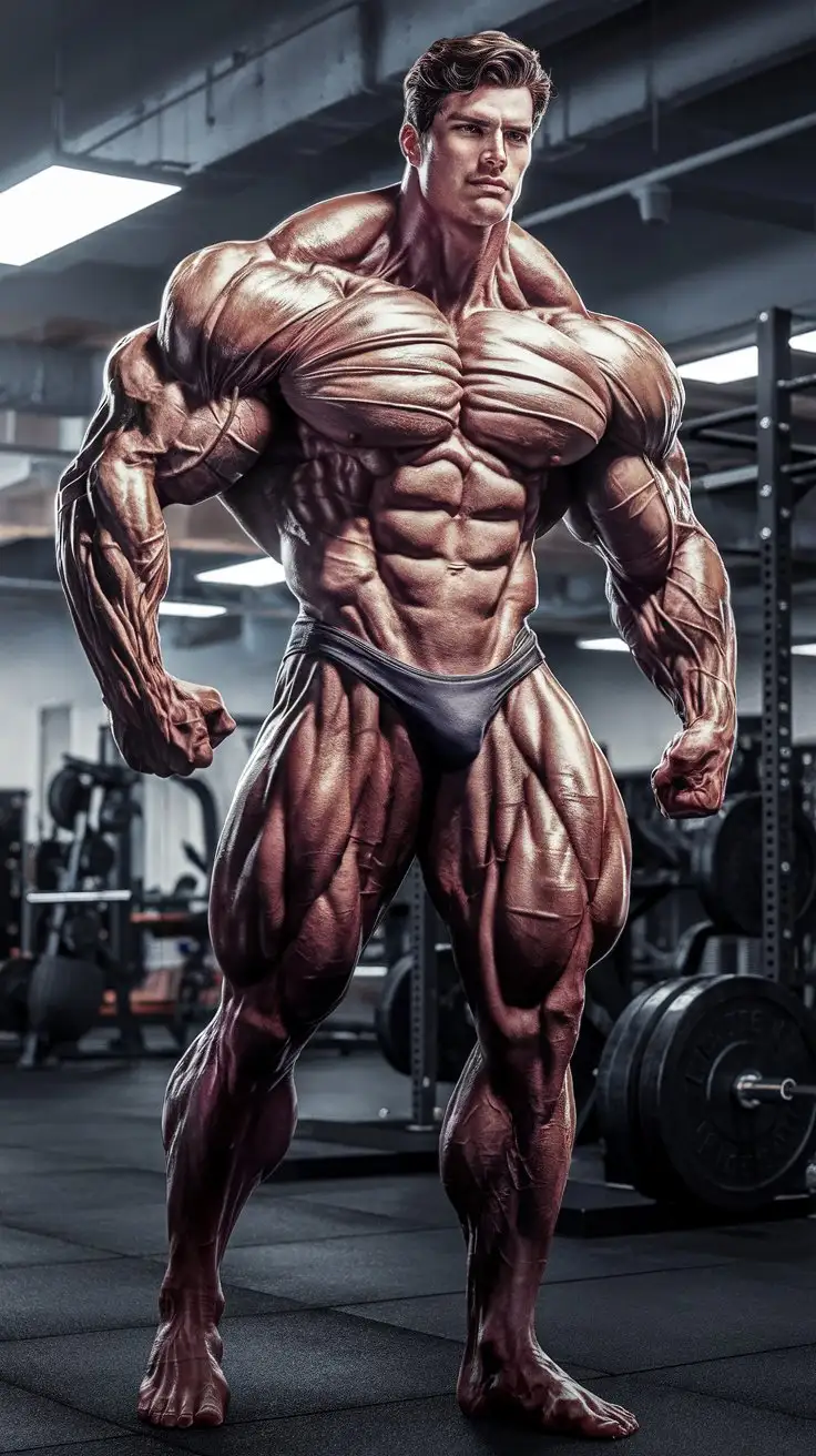 Blessed by the gods of superpowered muscles, transforming into a mighty hero. Hugely ripped. 23 years old. Photorealistic.