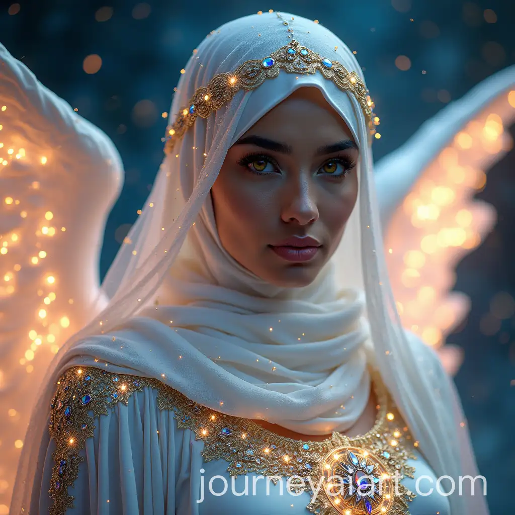 Cosmic-Elegance-A-Celestial-Niqabi-Woman-Adorned-with-Diamond-Jewelry