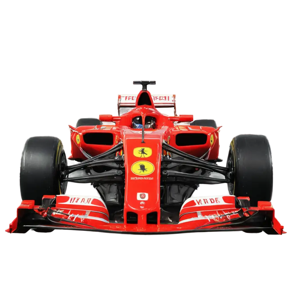 HighQuality-PNG-Image-of-a-Front-View-Ferrari-F1-Racing-Car-for-Maximum-Visual-Impact