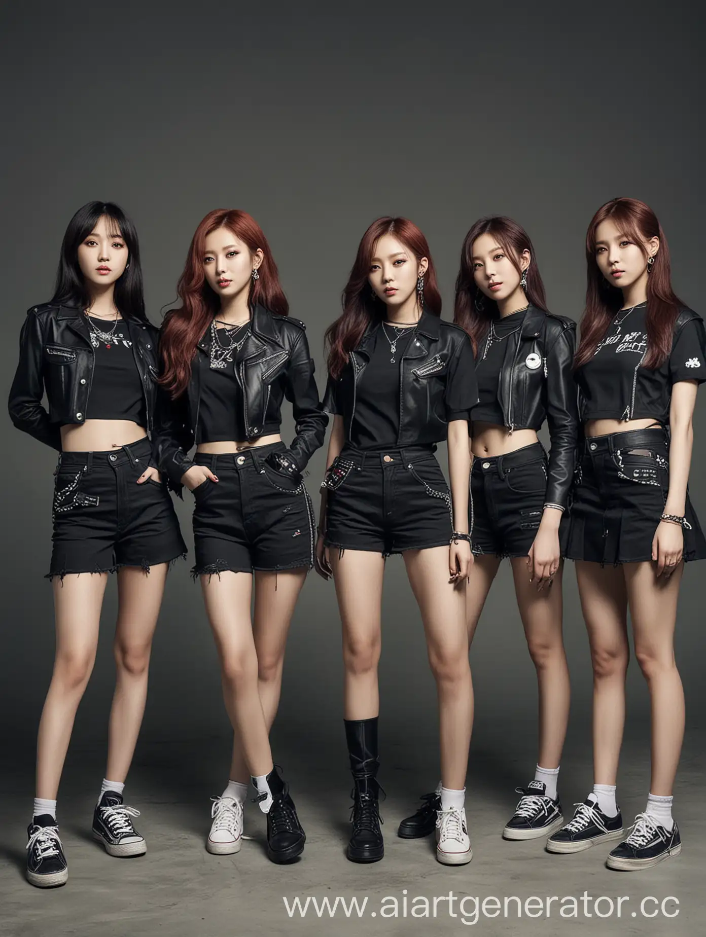 AllGirl-Korean-Pop-Rock-Band-with-Uniform-Height