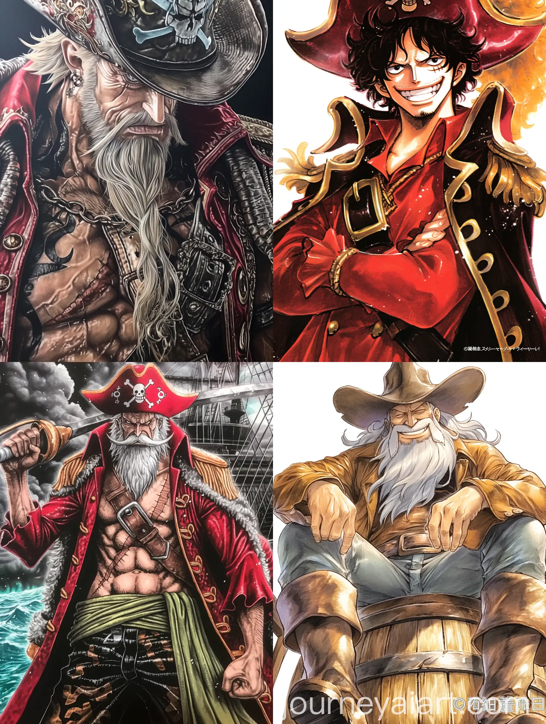 Colorful-Manga-Pirate-Character-with-Copic-Style-Art