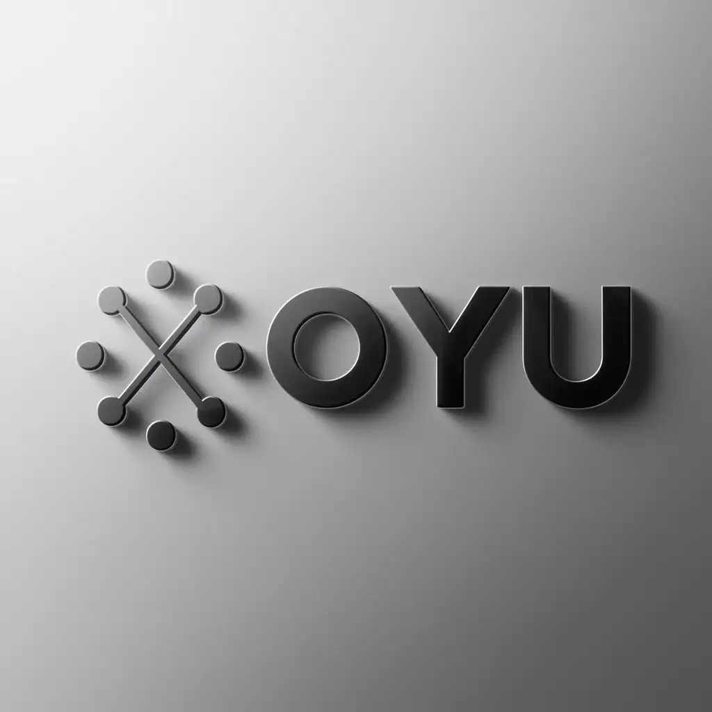 a logo design,with the text "ouyu", main symbol:network,Moderate,be used in Internet industry,clear background