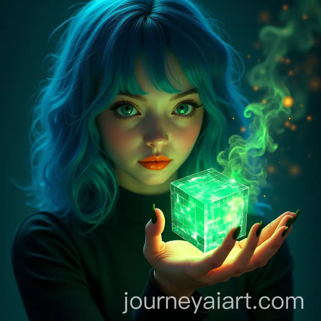 Plasma-Magician-Girl-Summoning-Matrix-Cube-and-Fireball