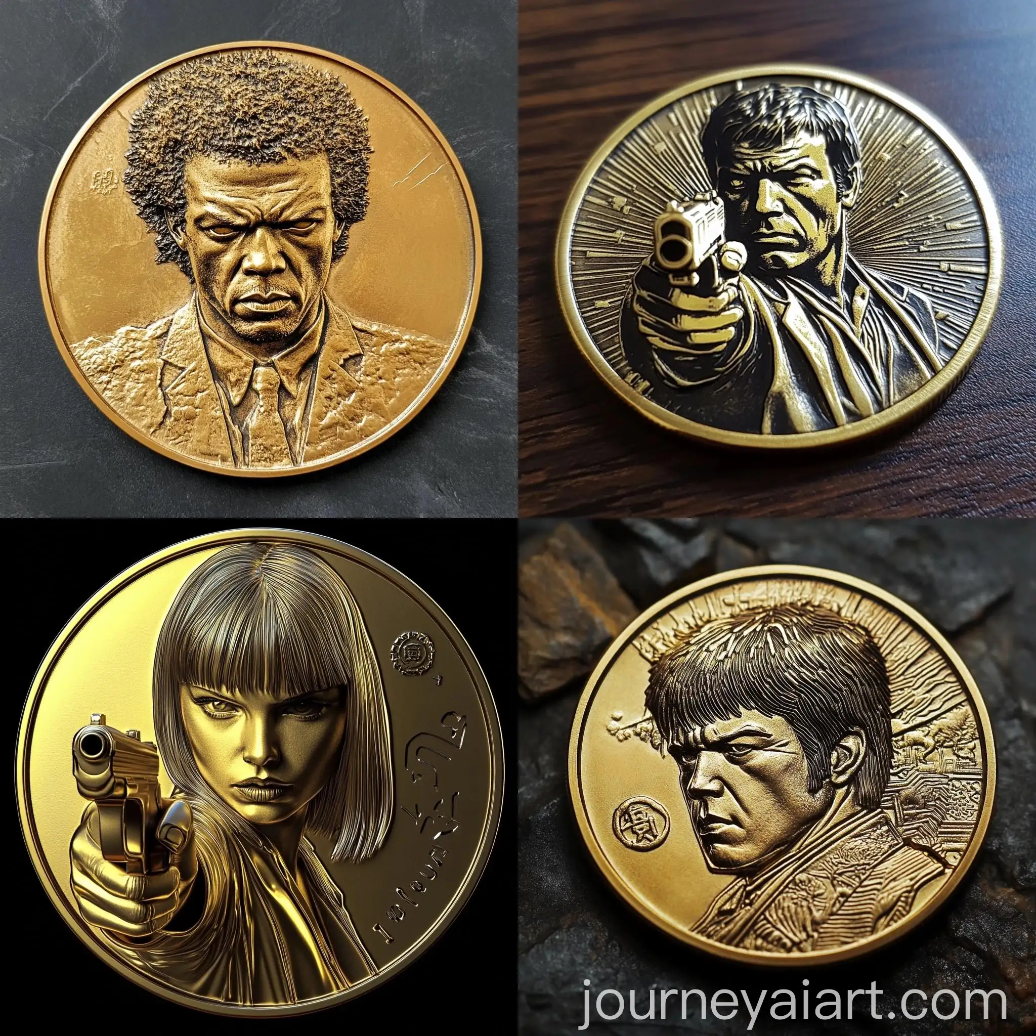 Brass-Coin-Design-Inspired-by-Pulp-Fiction