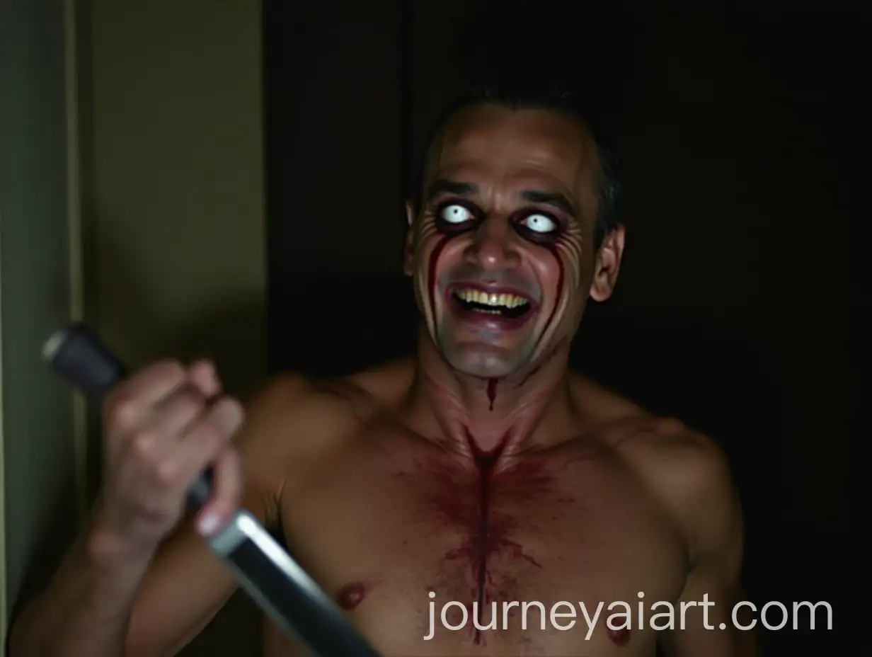 Possessed-Laura-Palmer-from-Twin-Peaks-Scene-45YearOld-Man-with-Demon-Knife