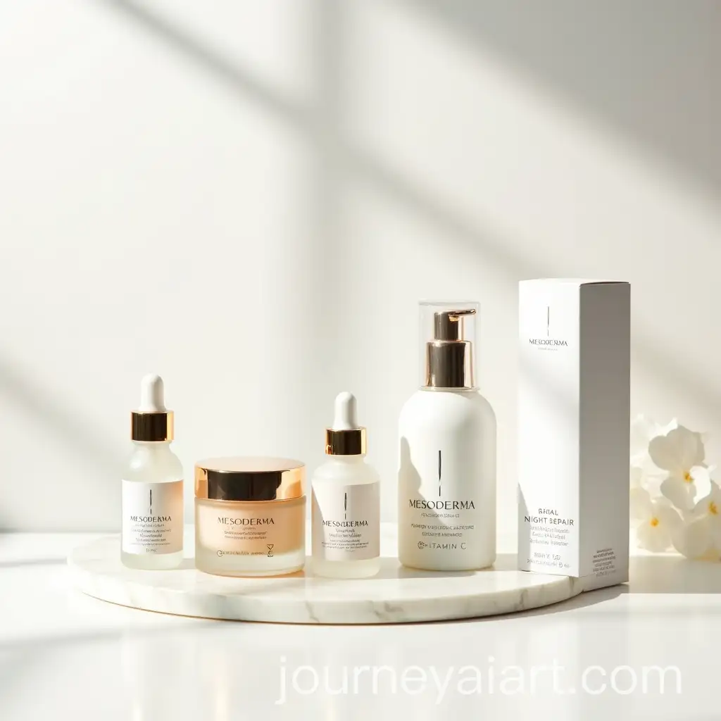 Luxury-MedicalGrade-Skincare-Collection-from-Mesoderma-with-Elegant-Presentation