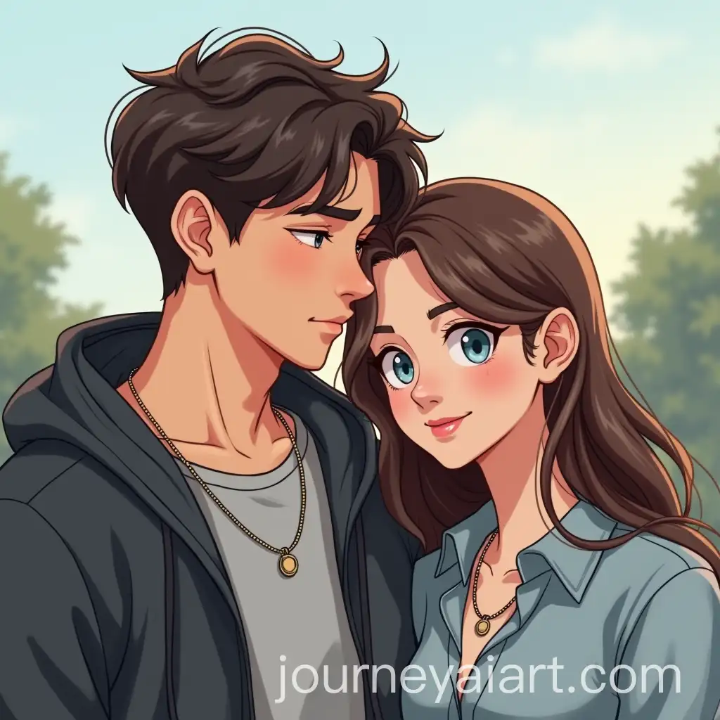 Young-Couple-in-Romantic-Outdoor-Setting-with-Soft-LightingAI-Image-Prompt-Expansion-and-Manga-Style