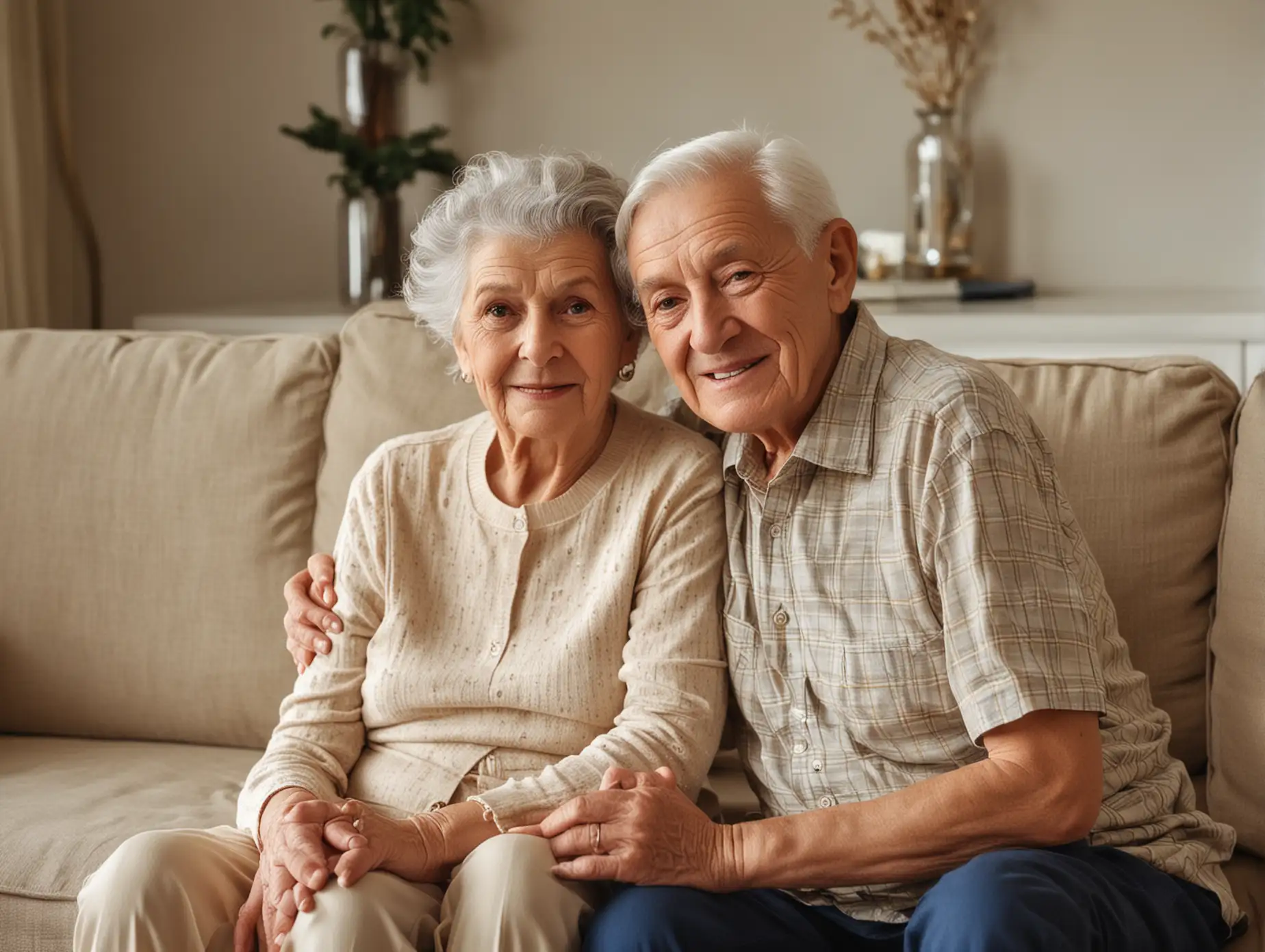 Elderly-Couple-Sitting-Together-in-a-Cozy-Home