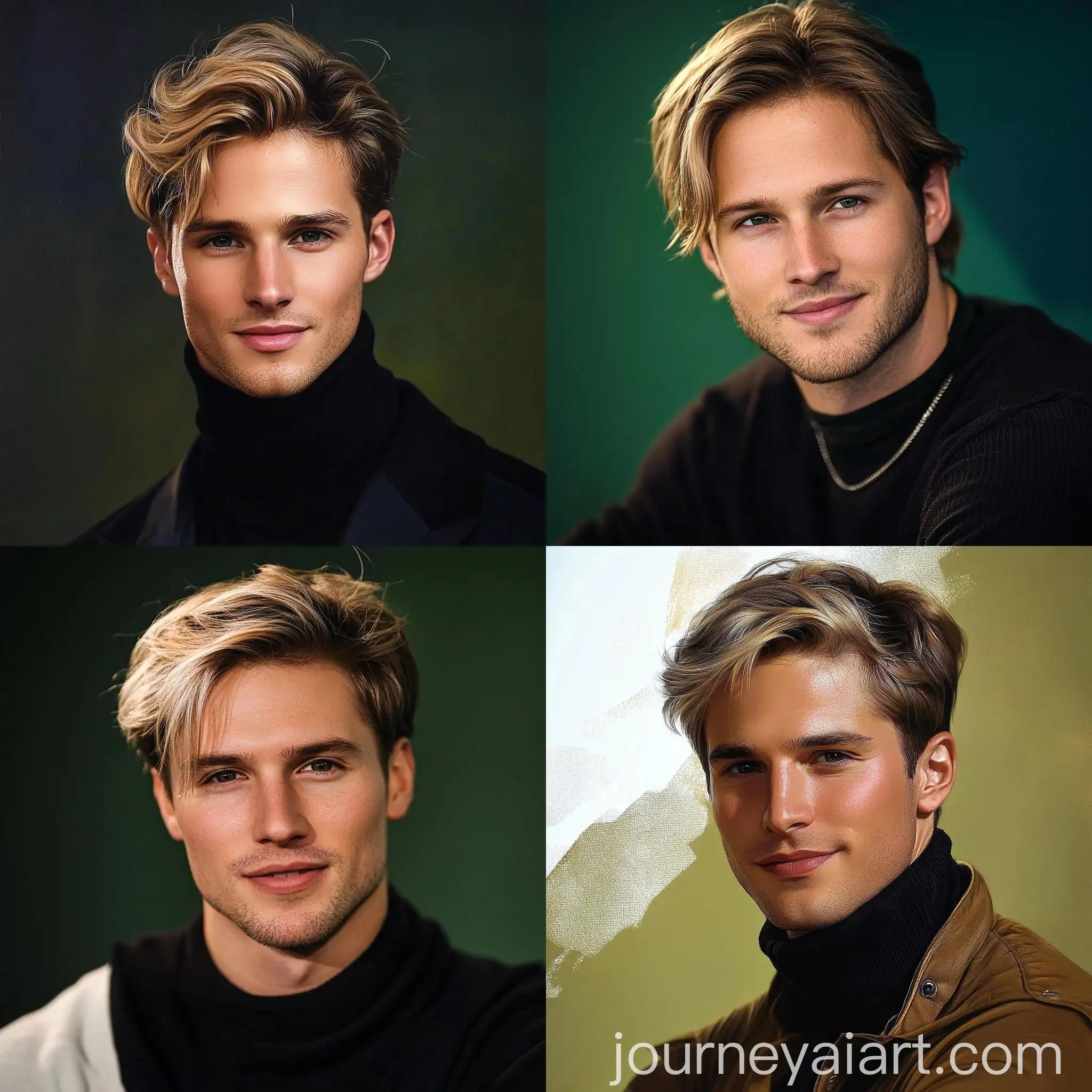 Handsome-Blonde-Man-with-Thoughtful-Expression
