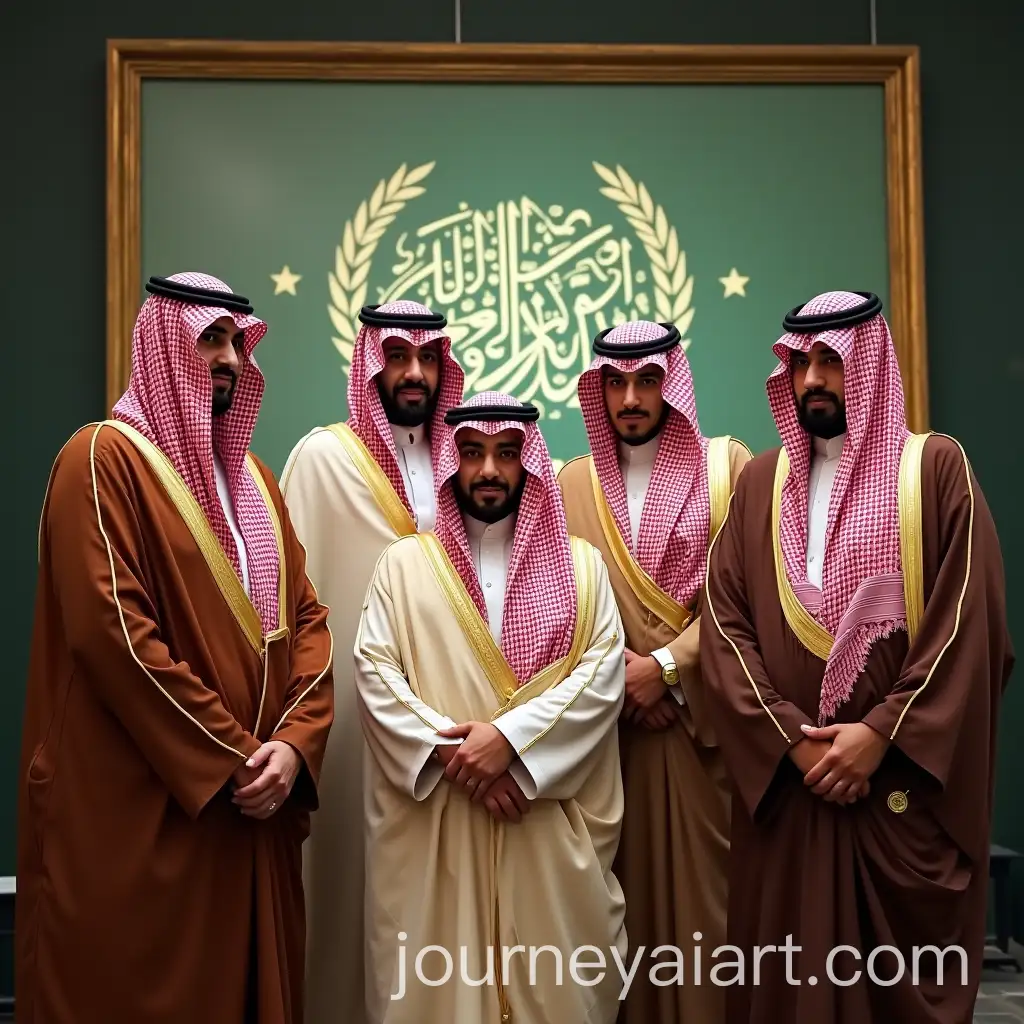 Al-Saud-Family-on-Saudi-Arabia-Founding-Day-Celebrating-Vision-2030-Achievements