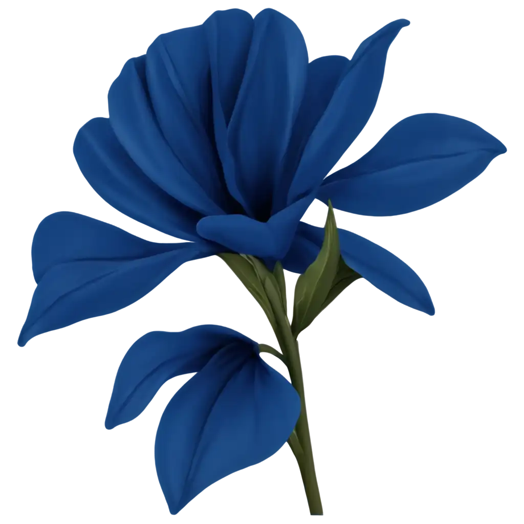 Blue-Elegant-Flower-PNG-Image-for-HighQuality-Versatile-Use