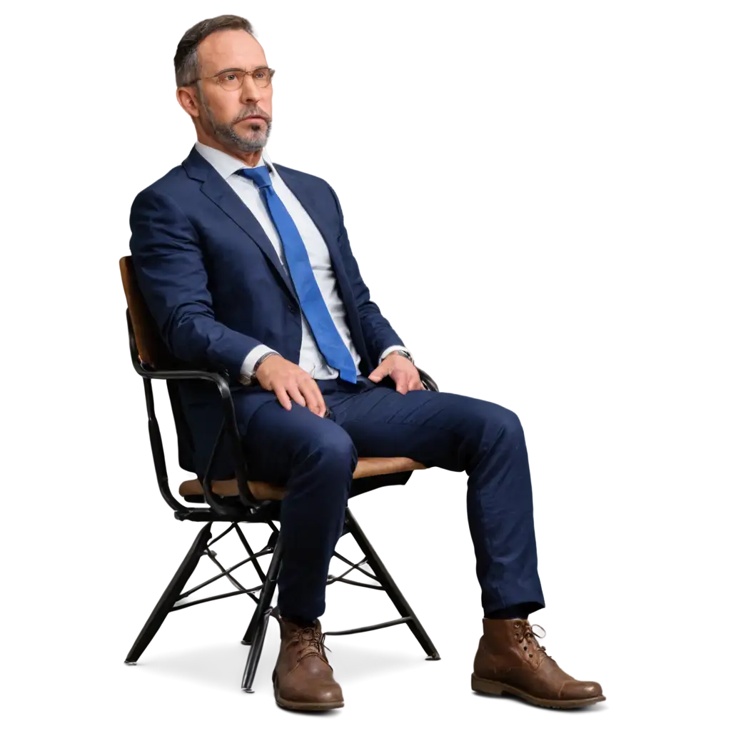 Man-in-Chair-PNG-Image-HighQuality-Transparent-Background-for-Versatile-Usage