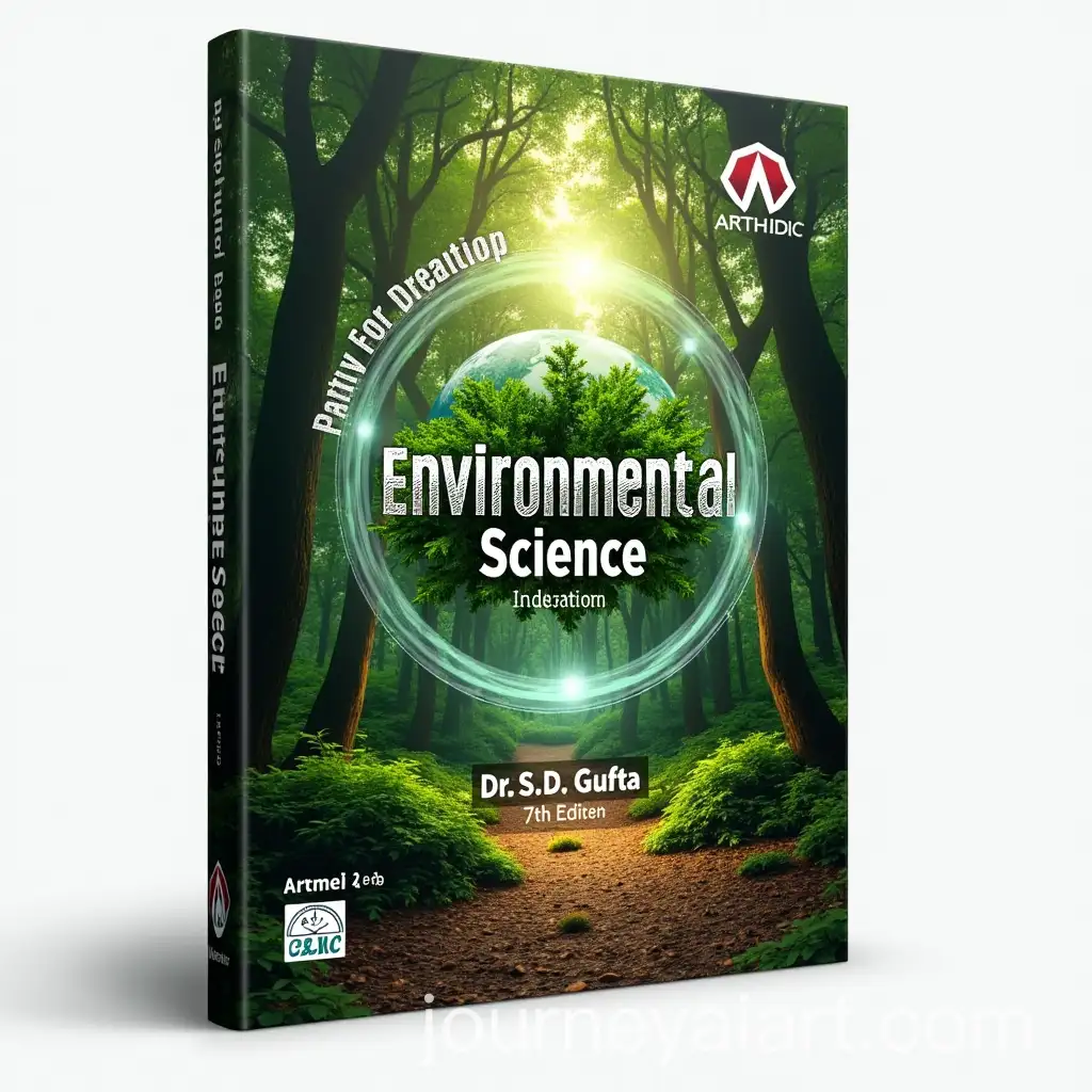 Environmental-Science-I-Book-Cover-with-Forest-Background-and-Polygon-Title-Frame
