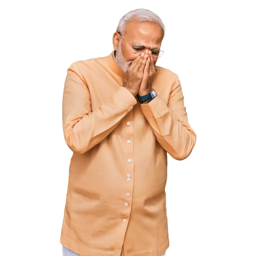 Narendra-Modi-Crying-PNG-Image-HighQuality-Visual-for-Impactful-Design-and-Emotional-Expression