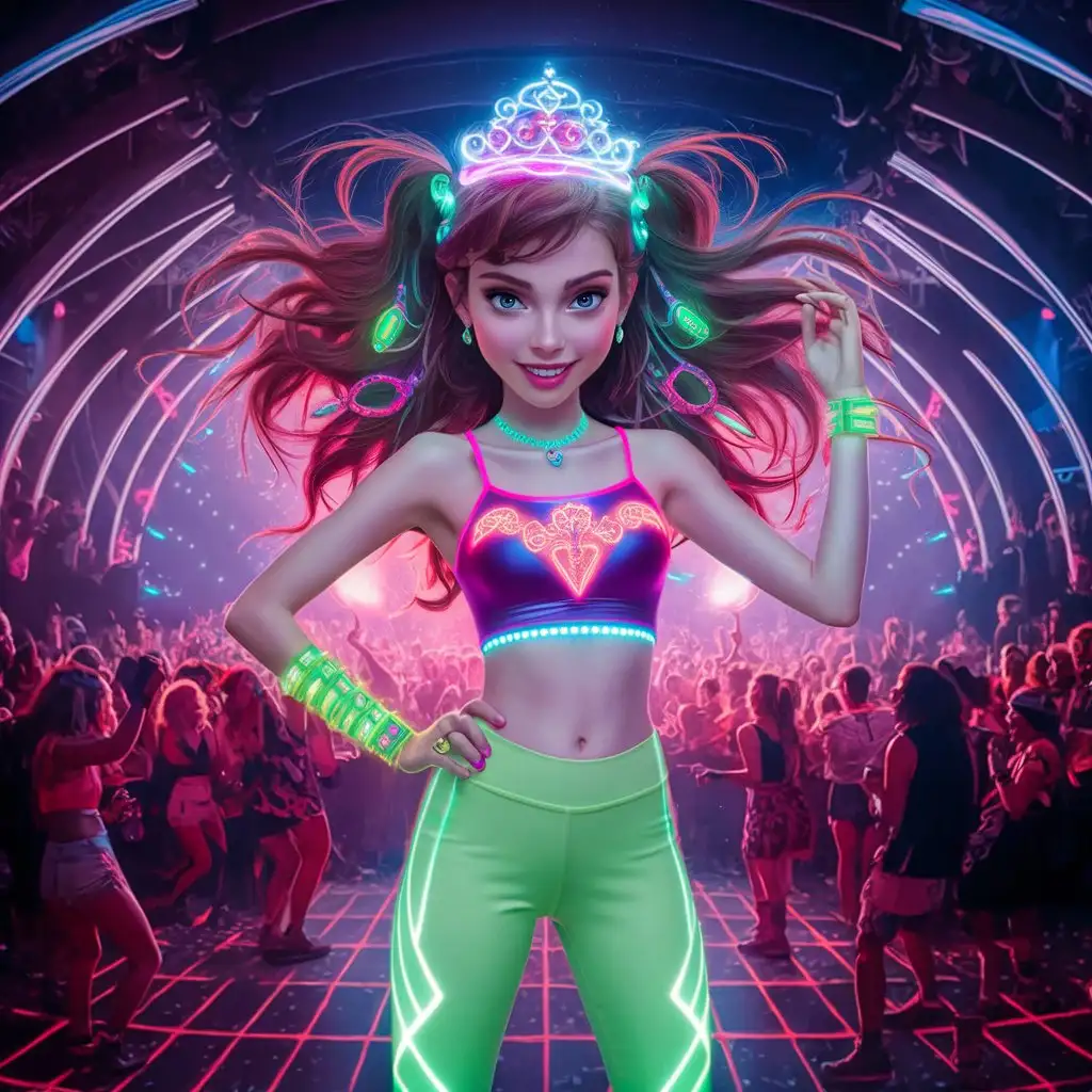 Princess-Anna-Attending-EDC-Festival-as-a-Rave-Girl