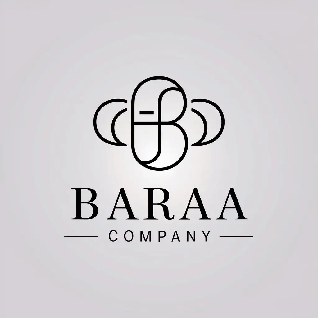 LOGO-Design-For-Cosmetics-Company-BARAA-in-Minimalistic-Style