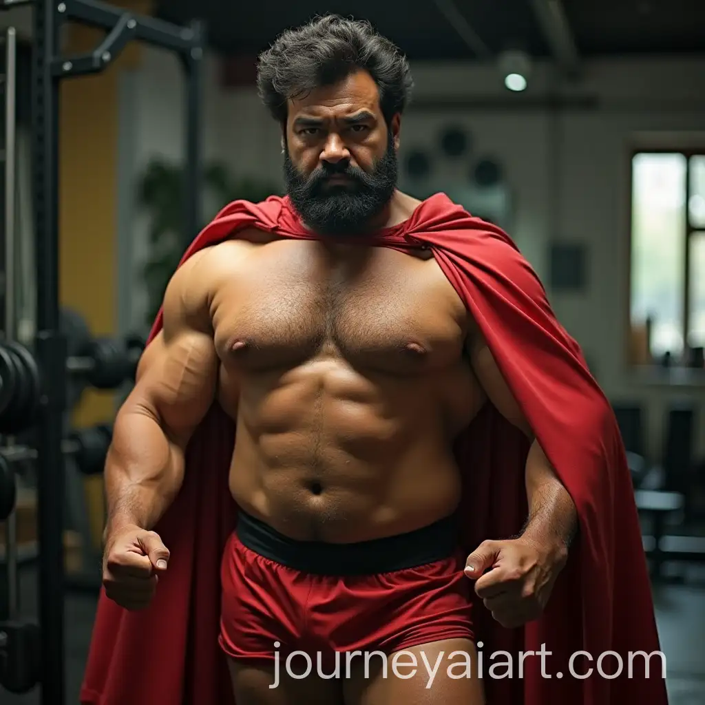 Mohanlal-as-Superhero-After-Intense-Gym-Training