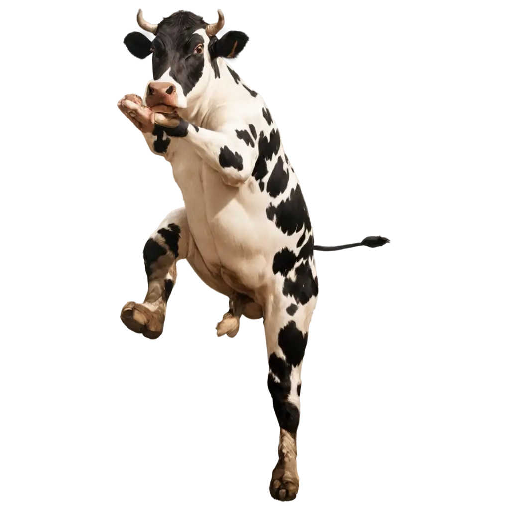 Cow-in-Kick-Fight-Pose-PNG-HighQuality-Transparent-Image-for-Creative-Use