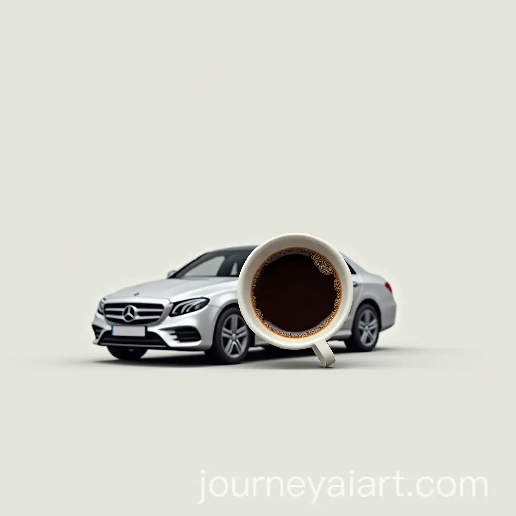 MercedesBenz-EClass-CarAI-Art-Prompt-Expansion-Transformed-into-Espresso-Cup