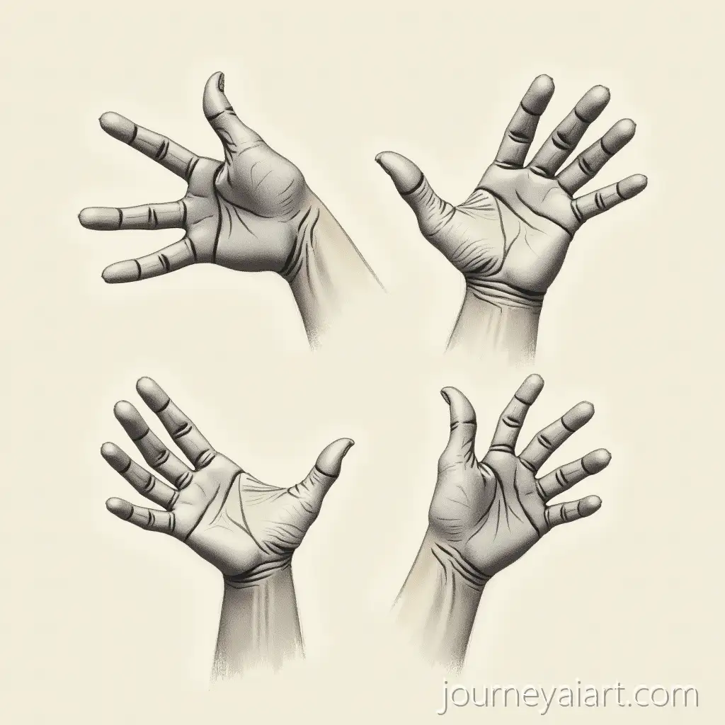 Detailed-Study-of-Human-Hands-in-Expressive-Poses